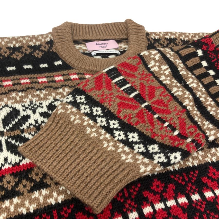 MARTINE ROSE 【値下げ】Martine rose FAIR ISLE KNIT JUMPER クルー