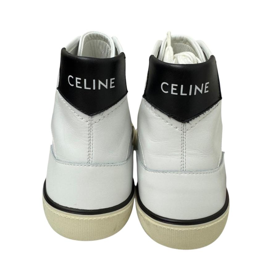 サイズ41】CELINE ホワイト ブラック スニーカー