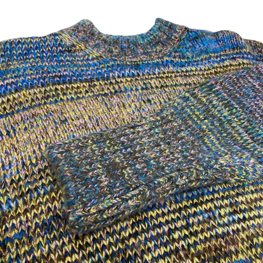 ADER error（アーダーエラー） クルーネックニット マルチカラー