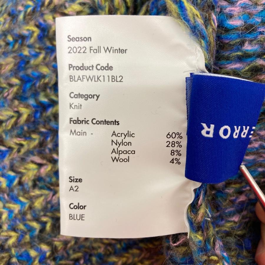 ADER error（アーダーエラー） クルーネックニット マルチカラー