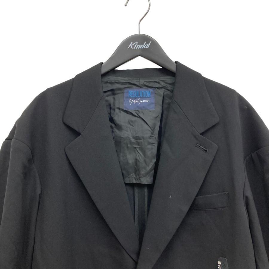 24SS REGULATION Yohji ウールギャバジンドクタージャケット黒 24SS REGULATION Yohji ウールギャバジンドクタージャケット黒 美品