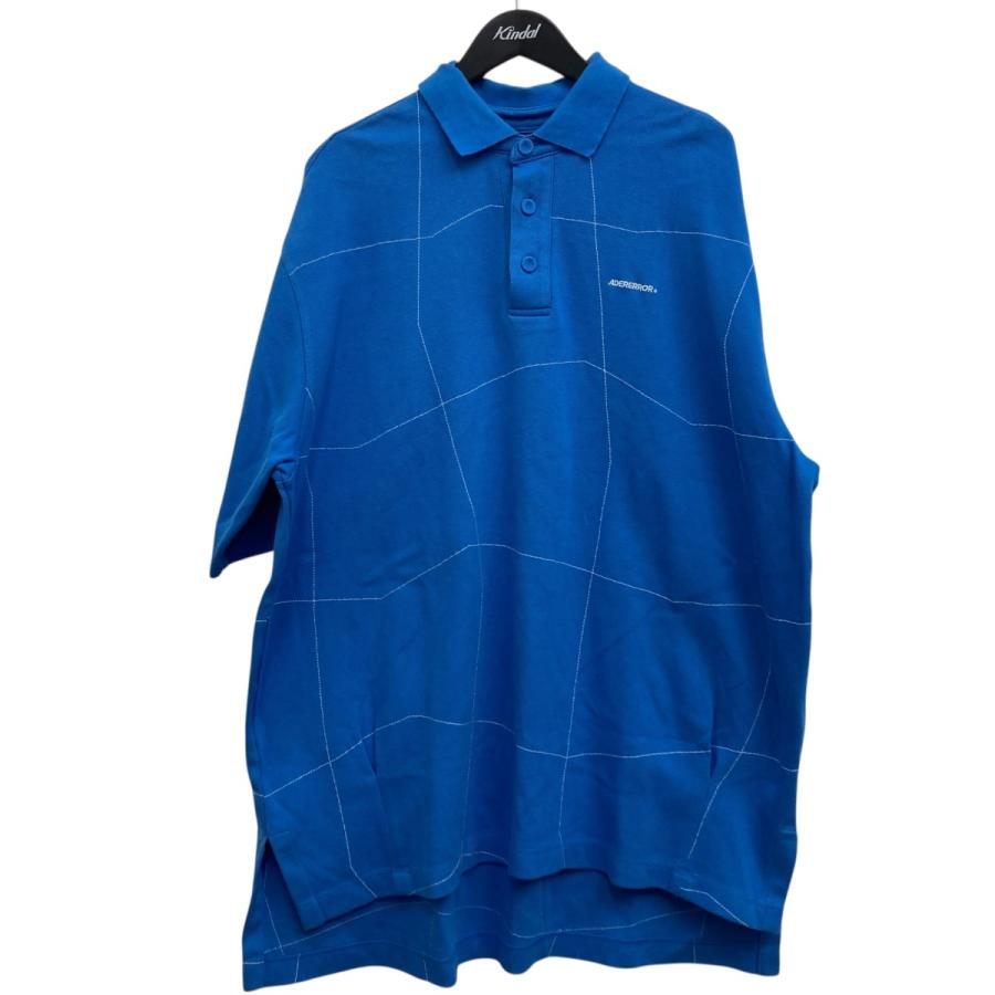 ADER error 【値下げ】ADER 22SS ポロシャツ ブルー サイズ：A2