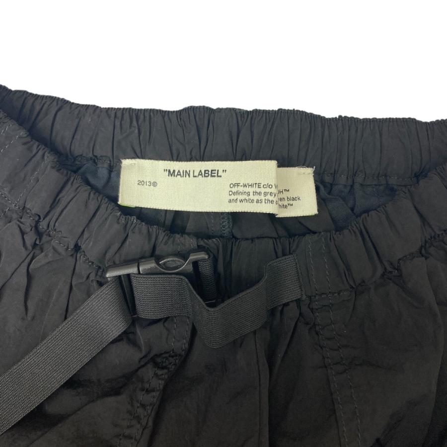 Off-White カーゴナイロンパンツ　ブラック Off-White - BLACK TAILOR ナイロンカーゴパンツ ブラック L