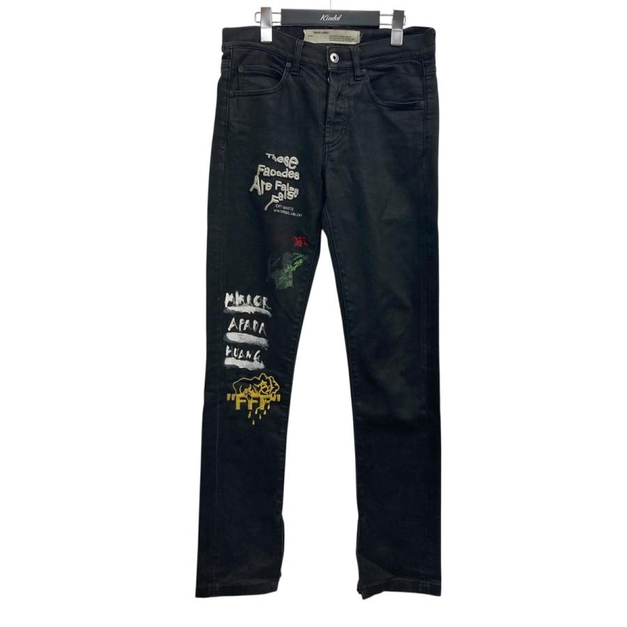 off white（オフホワイト） 【値下げ】OFFWHITE デニムパンツ ブラック