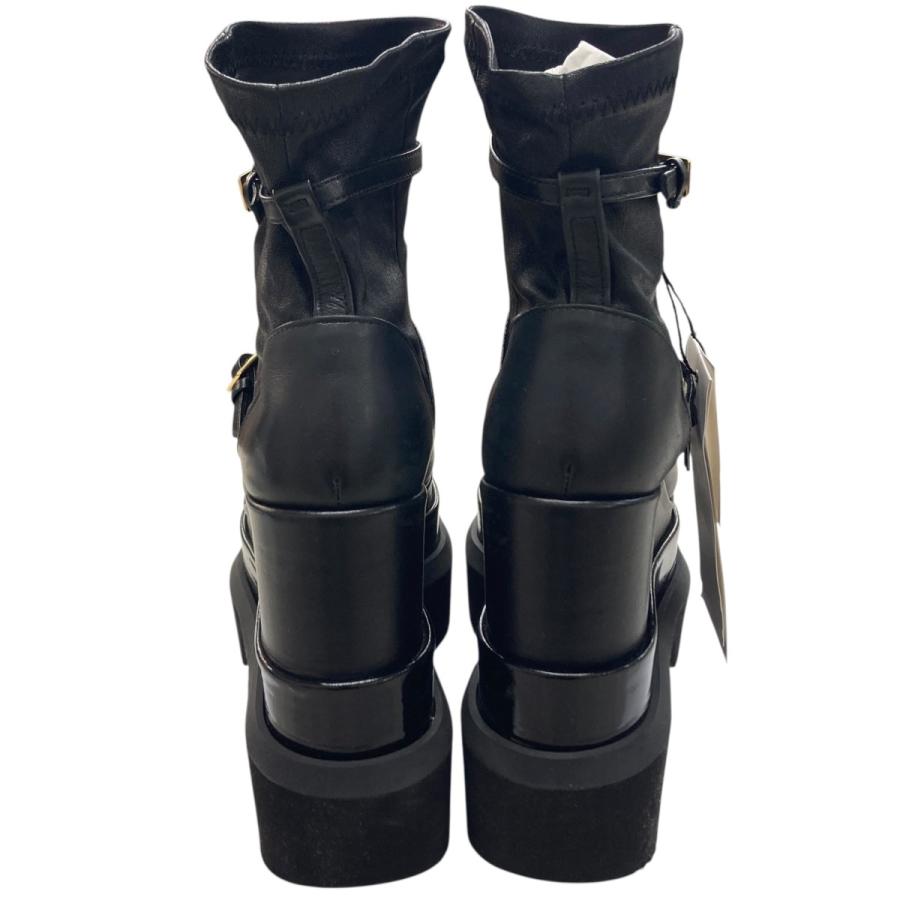 sacai 厚底ブーツ　サイズ37 sacai サカイ 厚底ブーツ ブラック サイズ：37 : カインドオル