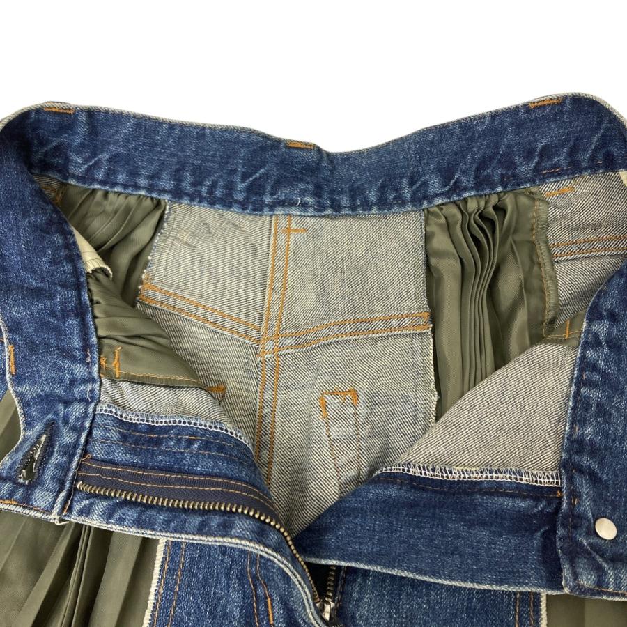 sacai サカイ Denim Mix Skirt サイズ0