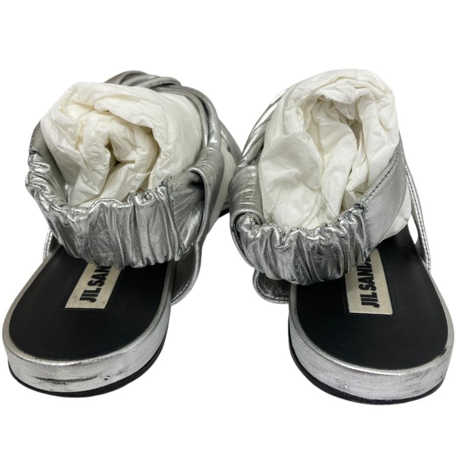 ジルサンダー　サンダル37 JIL SANDER ジルサンダー サンダル シルバー サイズ：37