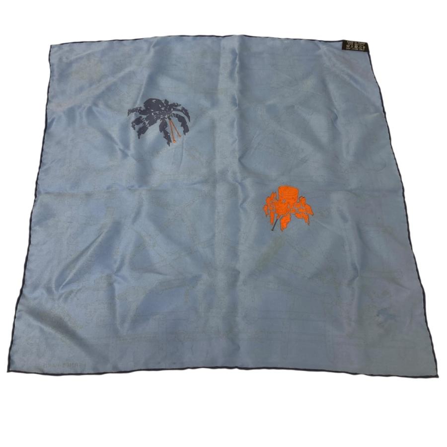 HERMES（エルメス） 【値下げ】HERMES カレ45シルクスカーフ スカイ