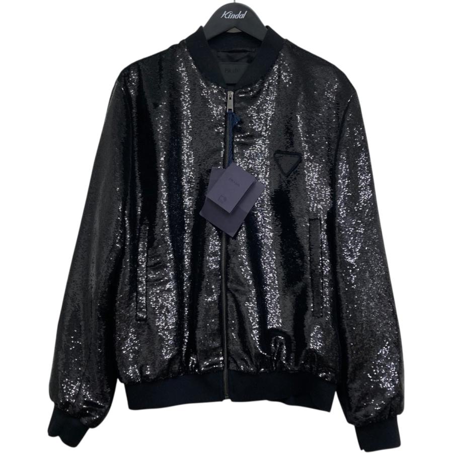 PRADA（プラダ） 【値下げ】PRADA スパンコールジャケット ブラック