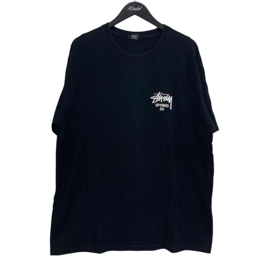 STUSSY ステューシー stussy フラワーバックプリントTシャツ