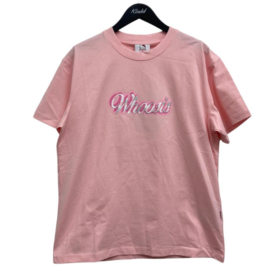 値下げ】WHO OSIS×HELLO KITTY コラボTシャツ ピンク サイズ：S (渋谷