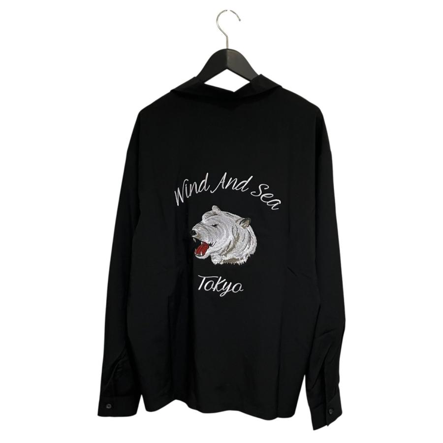 WIND AND SEA（ウィンダンシー） バック刺しゅうオープンカラーシャツ