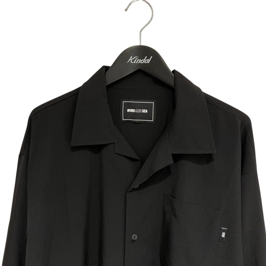 WIND AND SEA（ウィンダンシー） バック刺しゅうオープンカラーシャツ