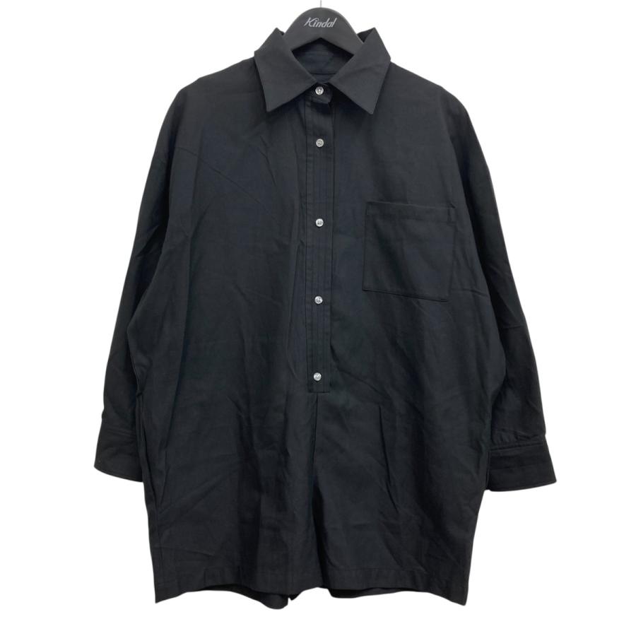 シールームリン Sea Room Lynn OXFORD シャツロンパース ブラック 