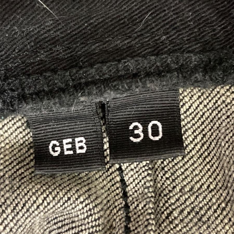 パープルブランド PURPLE BRAND ダメージスリムジーンズ グレー サイズ