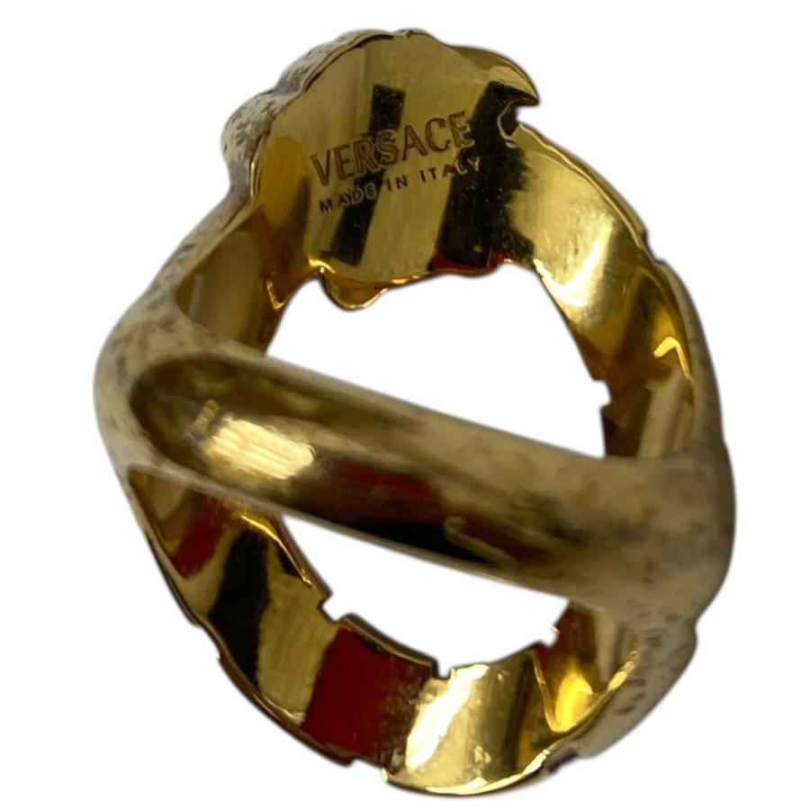 versace リング メデューサ ゴールド クリスタル ラ メドゥーサ リング ゴールド | VERSACE JP