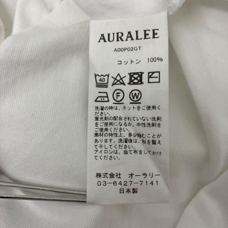 AURALEE（オーラリー） 無地Tシャツ ホワイト サイズ：5