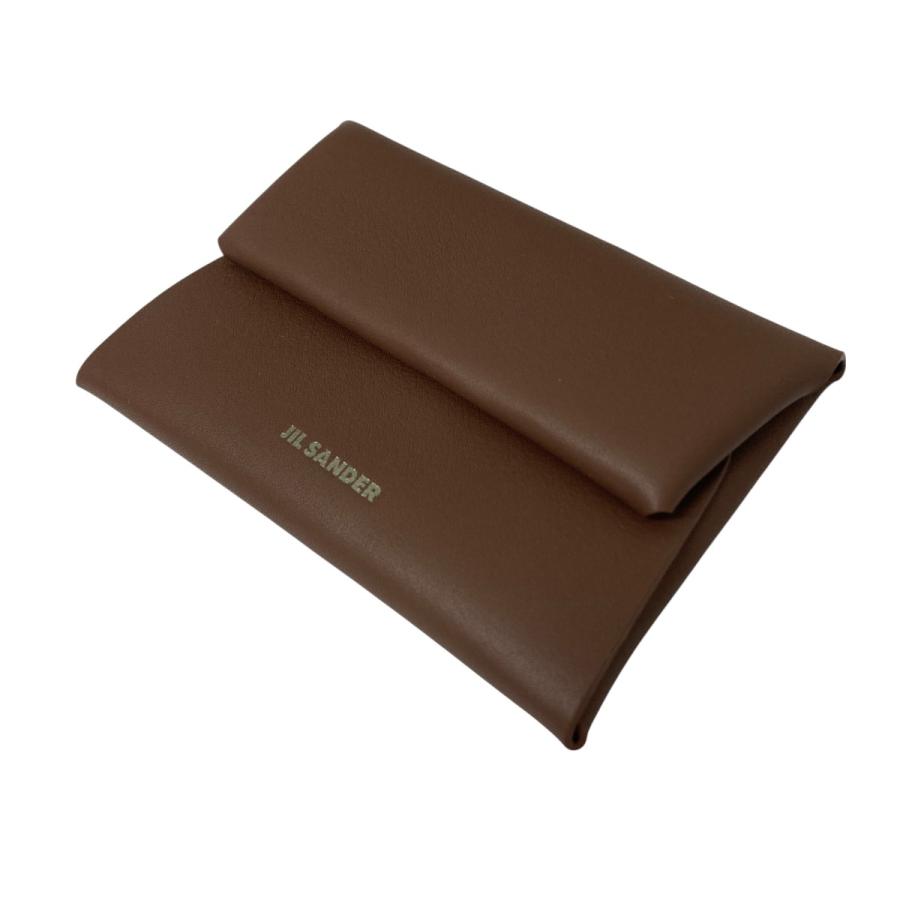 JIL SANDER コインケースブラウン JIL SANDER（ジルサンダー） 【値下げ】JIL SANDER コインケース