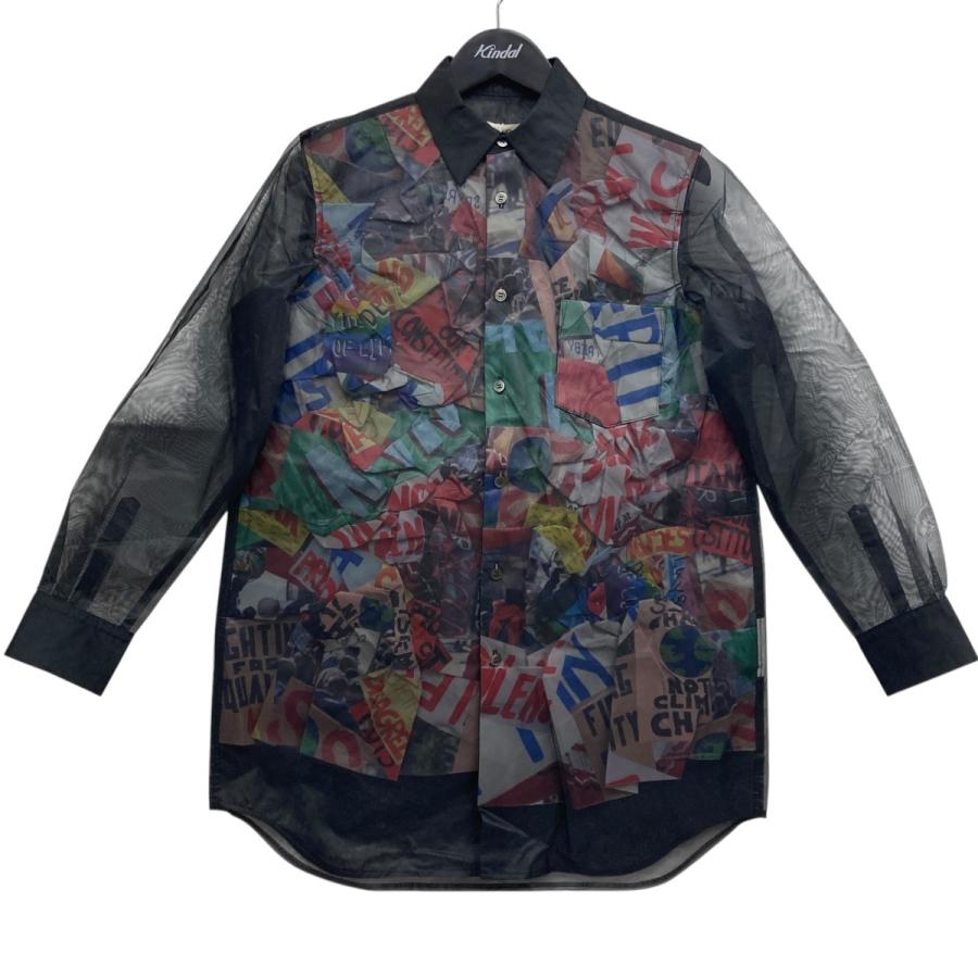 コムデギャルソン コムデギャルソンチュール コムデギャルソンチュールシャツ COMME des GARCONS（コムデギャルソン） チュールプリントシャツ