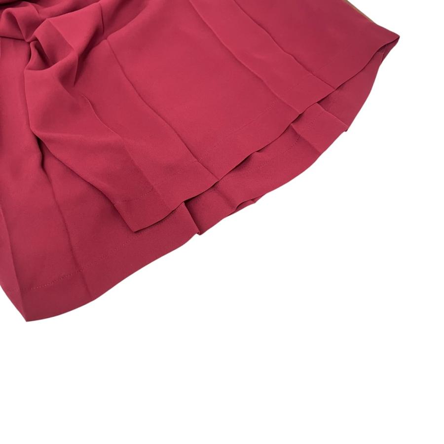 COMME des GARCONS 【値下げ】COMME プリーツスカート レッド サイズ