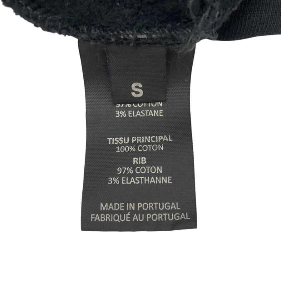 VETEMENTS パーカー ﻿ブラック S ヴェトモン VETEMENTS ロゴ刺繍パーカー ブラック サイズ：S