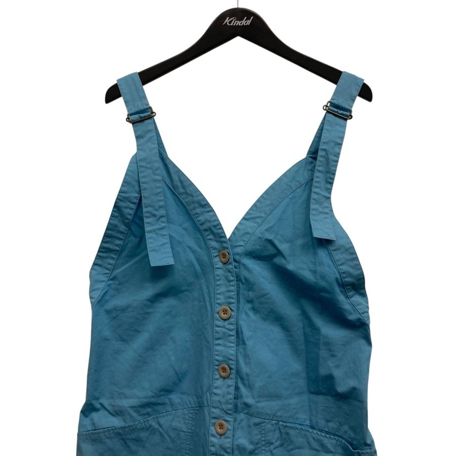 【値下げ】6(ROKU) BEAUTY＆YOUTH COTTON DYE ALL IN ONE コットンダイオールインワン サックスブルー サイズ：3_2