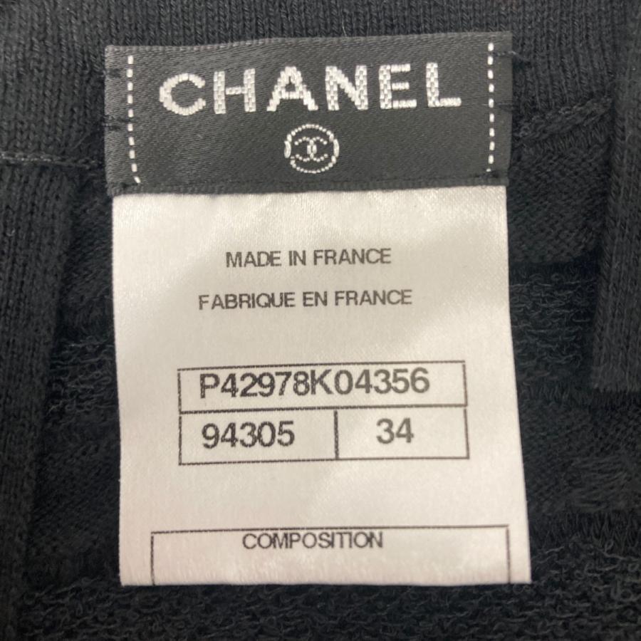 【値下げ】CHANEL ノースリーブニットキャミソールワンピース ブラック サイズ：34 (渋谷神南店)_5
