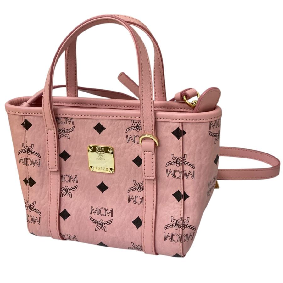 MCMピンクレザー ショルダーバッグ 新品 MCM ピンク クロスバッグ