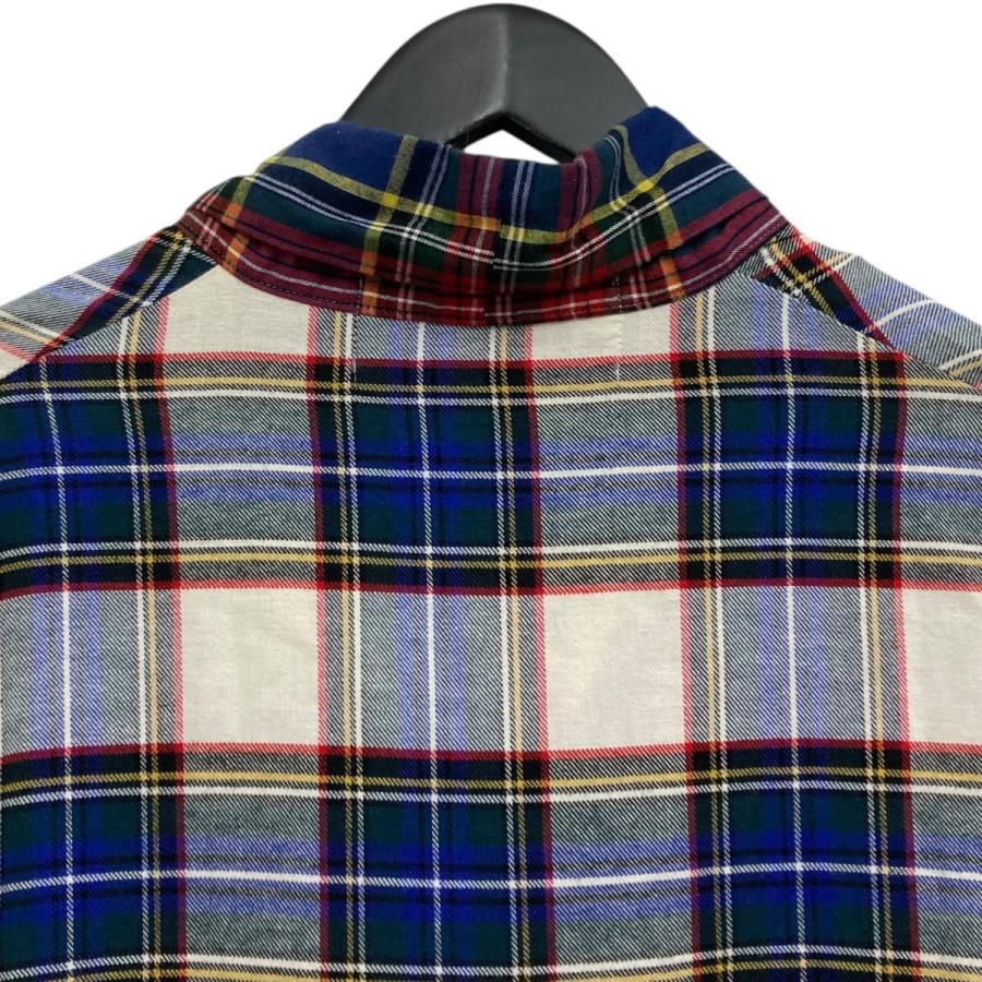 値下げ】HEIHEI タータンチェックワンピース ホワイト×マルチカラー