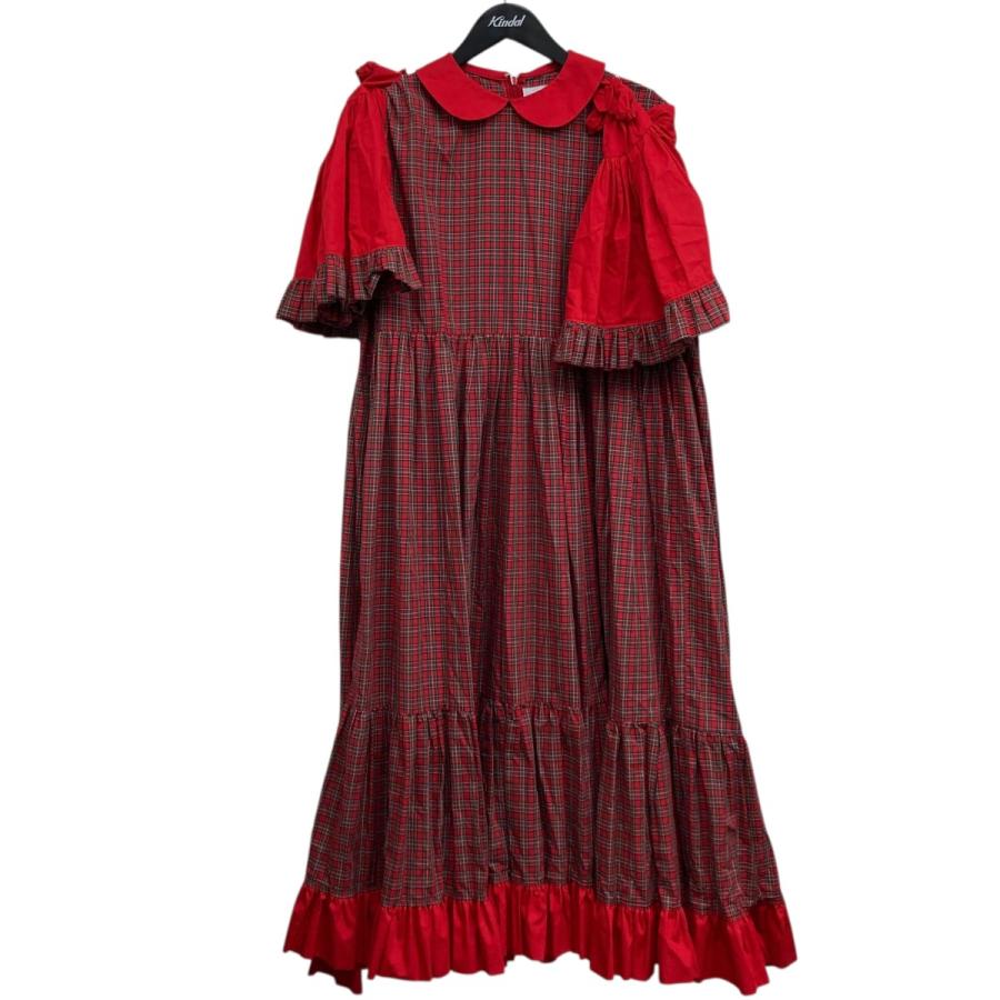 値下げ】HEIHEI チェックフリルワンピース レッド (渋谷神南店