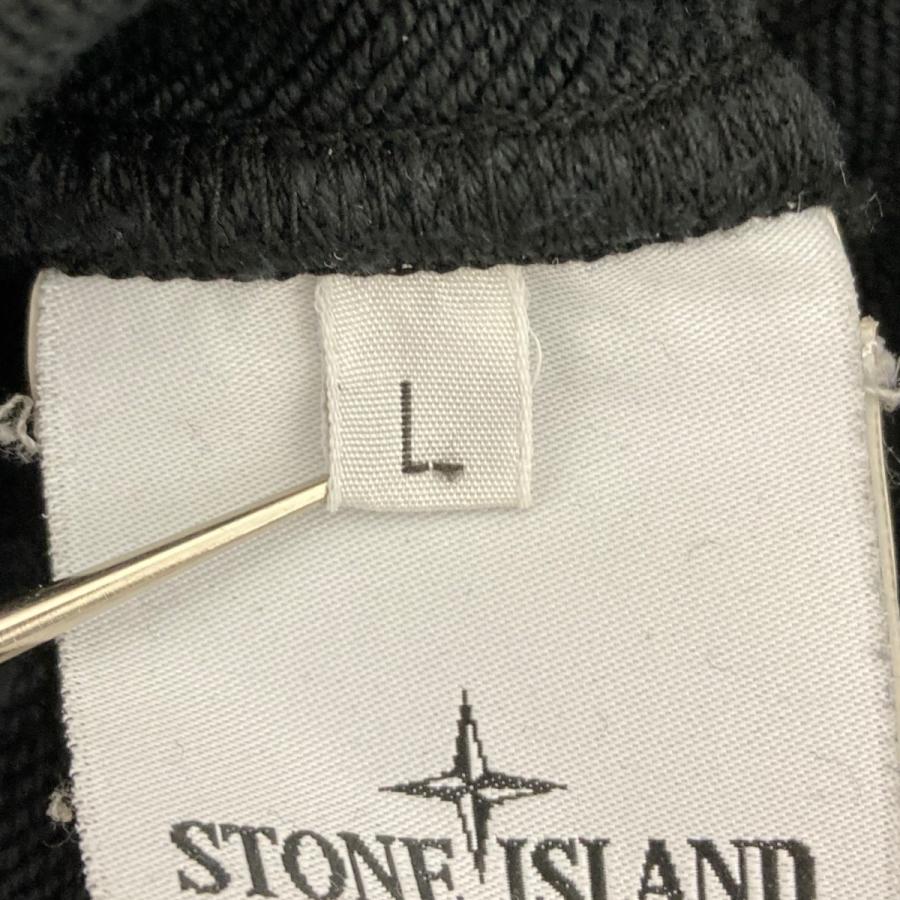 STONE ISLAND 【値下げ】STONE プルオーバーパーカー ブラック サイズ