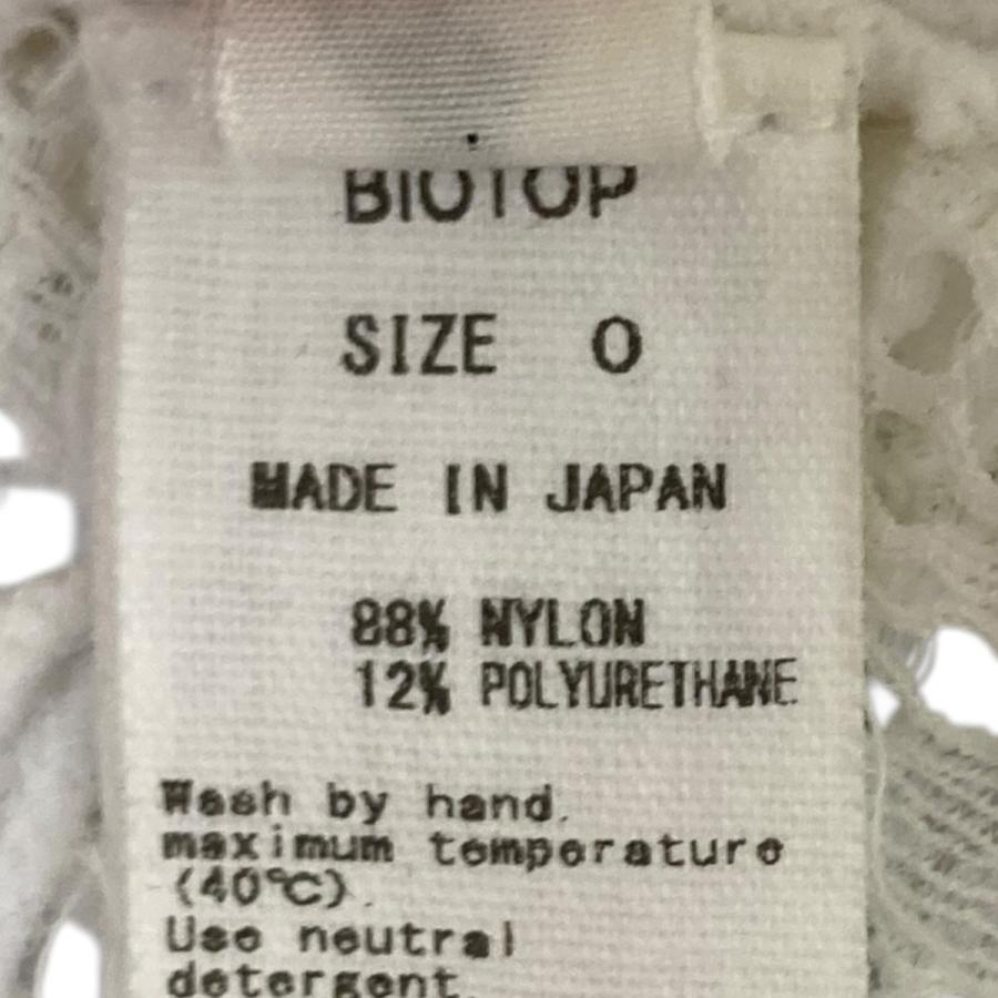 biotope ビオトープ yo biotop レースブラウス ホワイト サイズ：Free