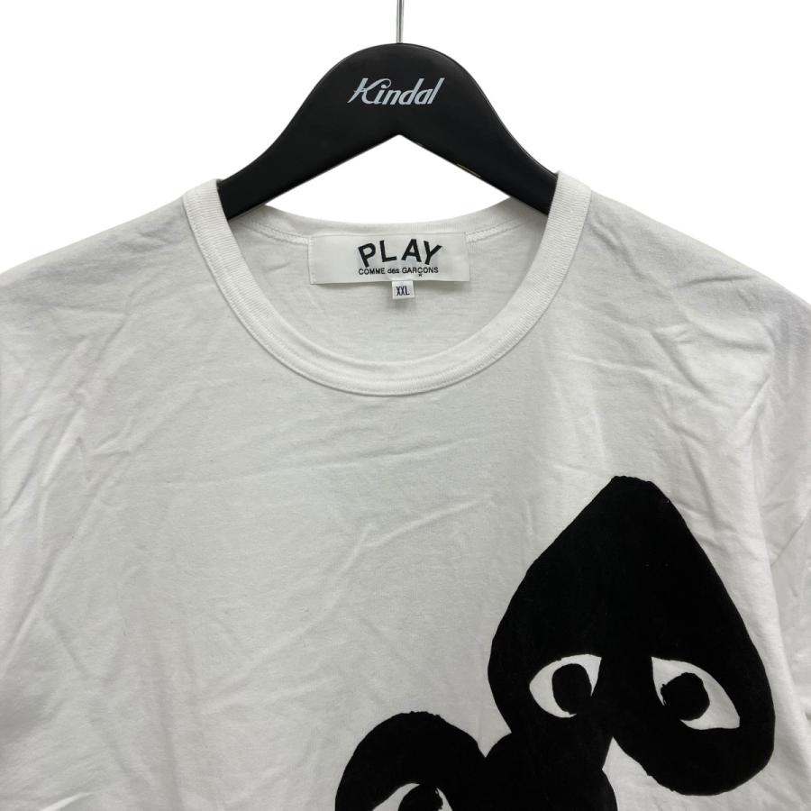 最終値下げ　PLAY COMME des GARCONS Tシャツ PLAY COMME des GARCONS 【値下げ】PLAY プリントTシャツ ホワイト