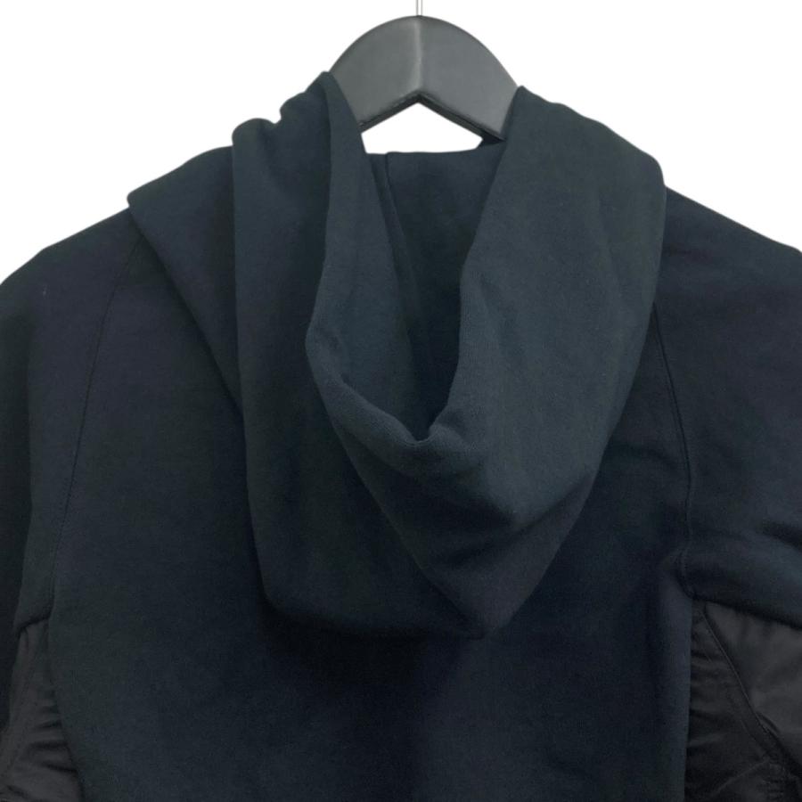 sacai ドッキングパーカー ブラック sacai × The North Face ドッキングパーカー