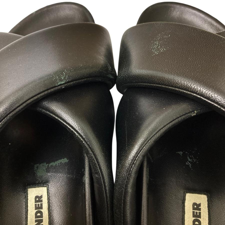 JIL SANDER（ジルサンダー） レザーサンダル ブラック サイズ：41 
