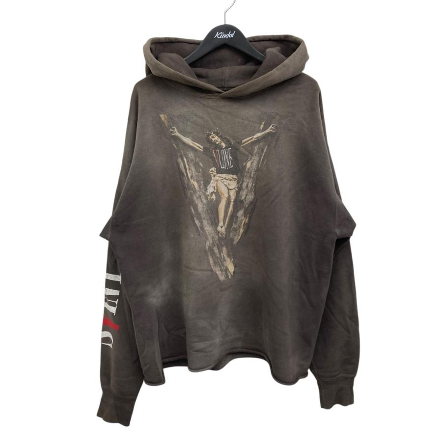 セントマイケル×ヴィーロン SAINT MICHAEL×VLONE プルオーバーパーカー