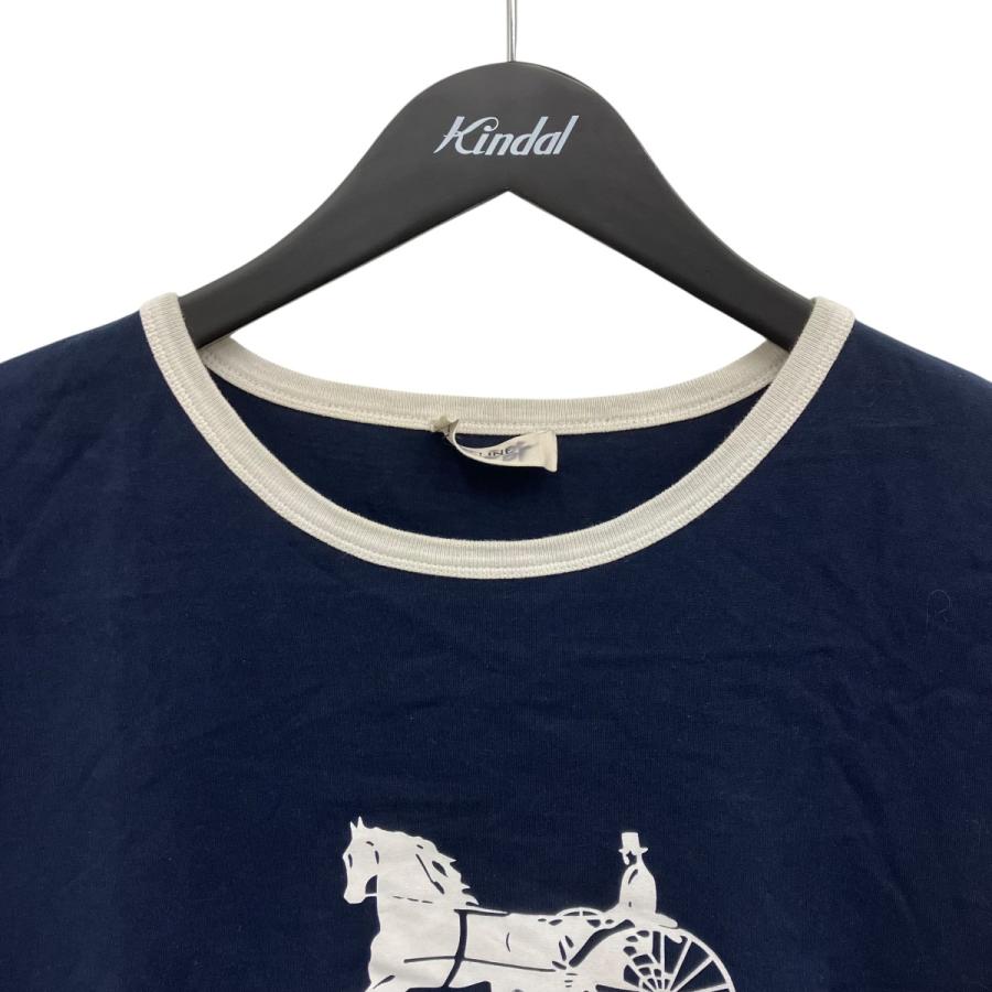 CELINE（セリーヌ） リンガーTシャツ ネイビー サイズ：XL