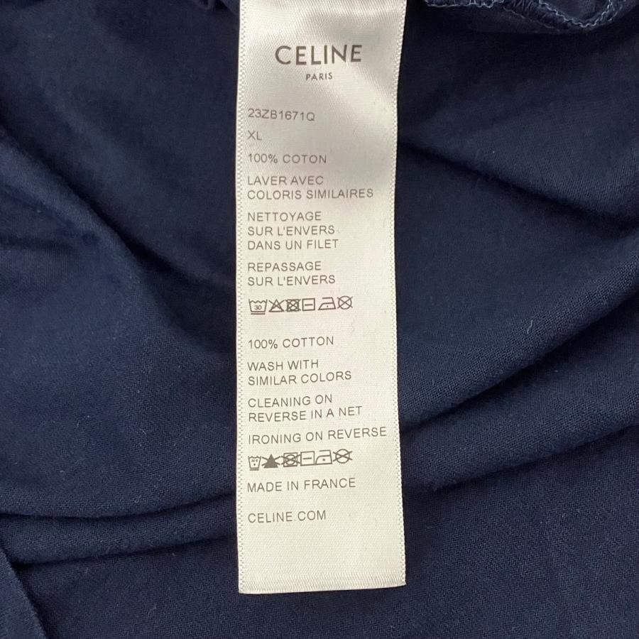 CELINE（セリーヌ） リンガーTシャツ ネイビー サイズ：XL