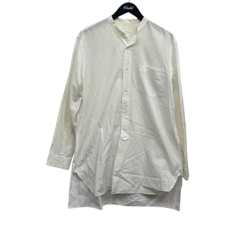 COMOLIシャツ ホワイト(サイズ2) COMOLI（コモリ） バンドカラーシャツ ホワイト サイズ：2