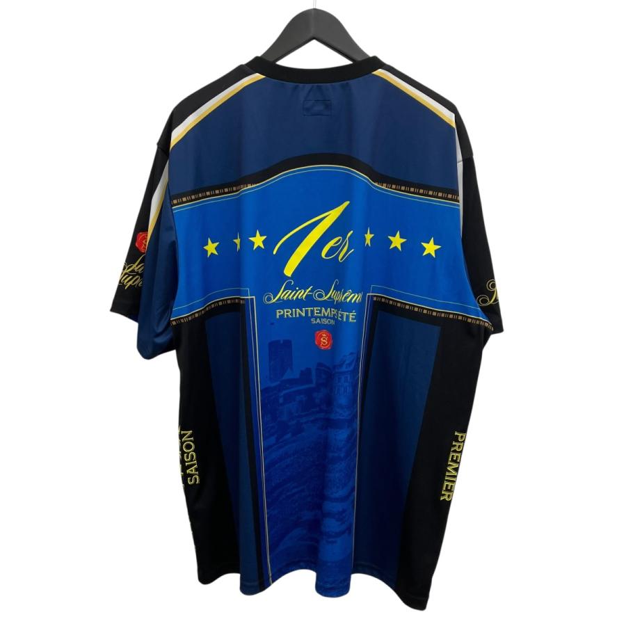 supreme サッカーシャツ　新品未使用　Mサイズ　ブルー　青 Supreme（シュプリーム） サッカーTシャツ ブルー サイズ：XXL