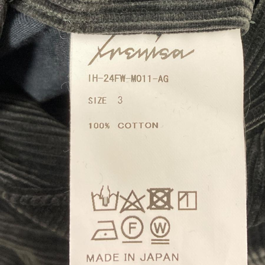 イレニサ IRENISA コーデュロイジャケット カーキ サイズ：3