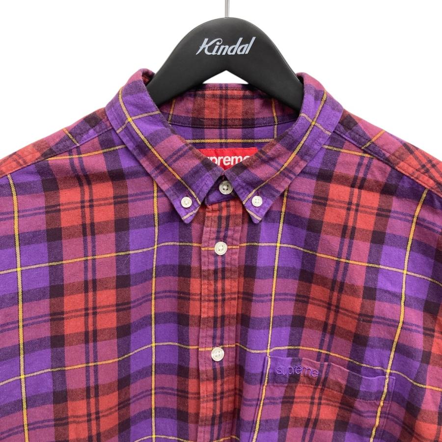 Supreme（シュプリーム） Supreme Plaid Flannel ネルシャツ パープル