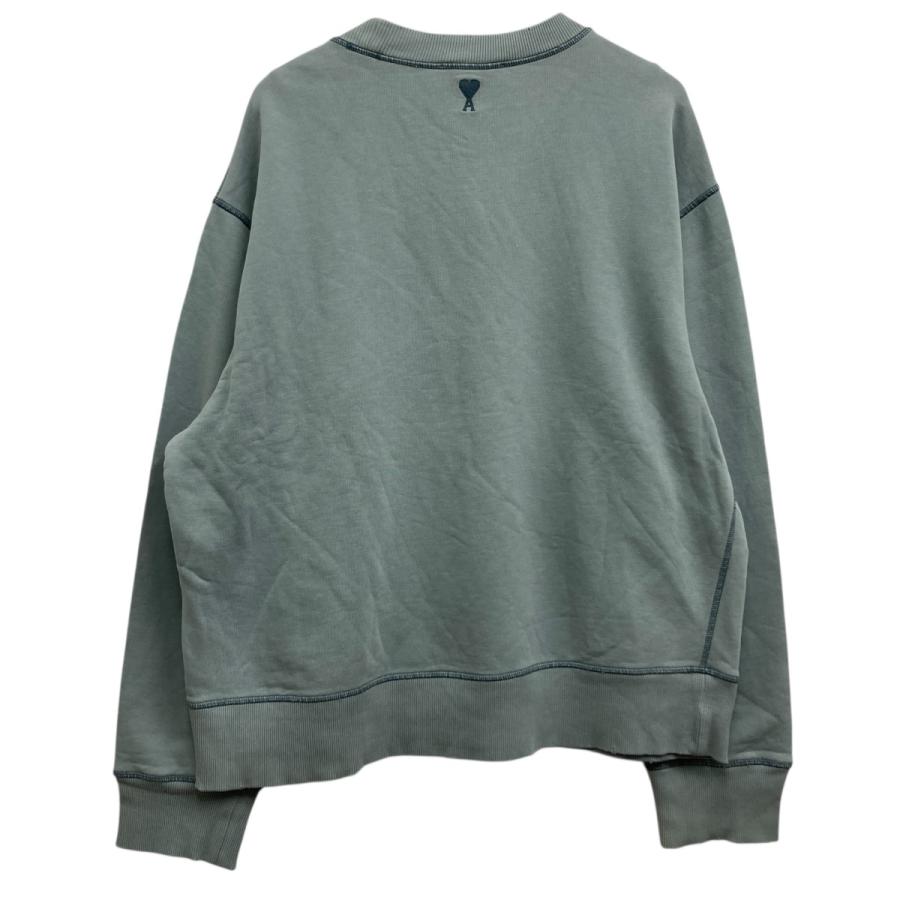 値下げ】AMI PARIS クルーネックスウェット ブルー サイズ：L (渋谷