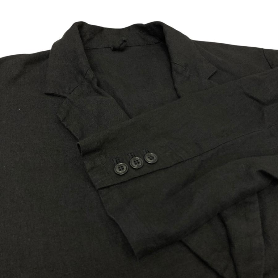 コンフェクト CONFECT リネン キャンバス ジャケット ブラック サイズ