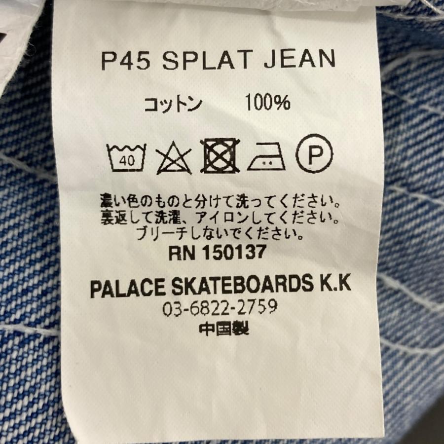 PALACE（パレス） PALACE P45 SPLAT JEAN デニムパンツ インディゴ
