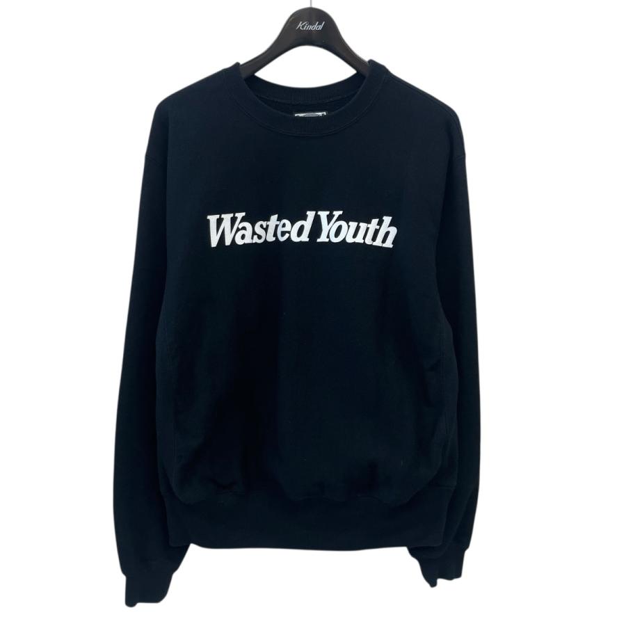 Wasted Youth ウェイステッドユース クルーネックスウェット ブラック