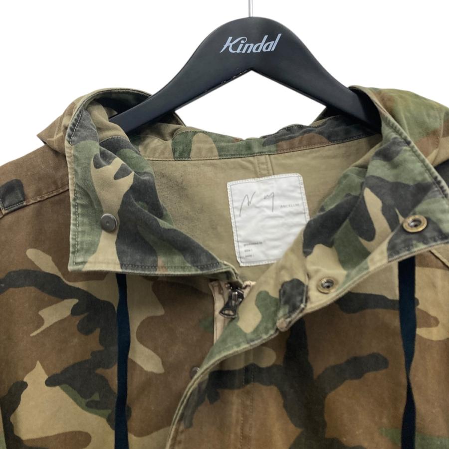 アンセルム ANCELLM CAMO ZIPUP HOODIE カモフーデッドジャケット