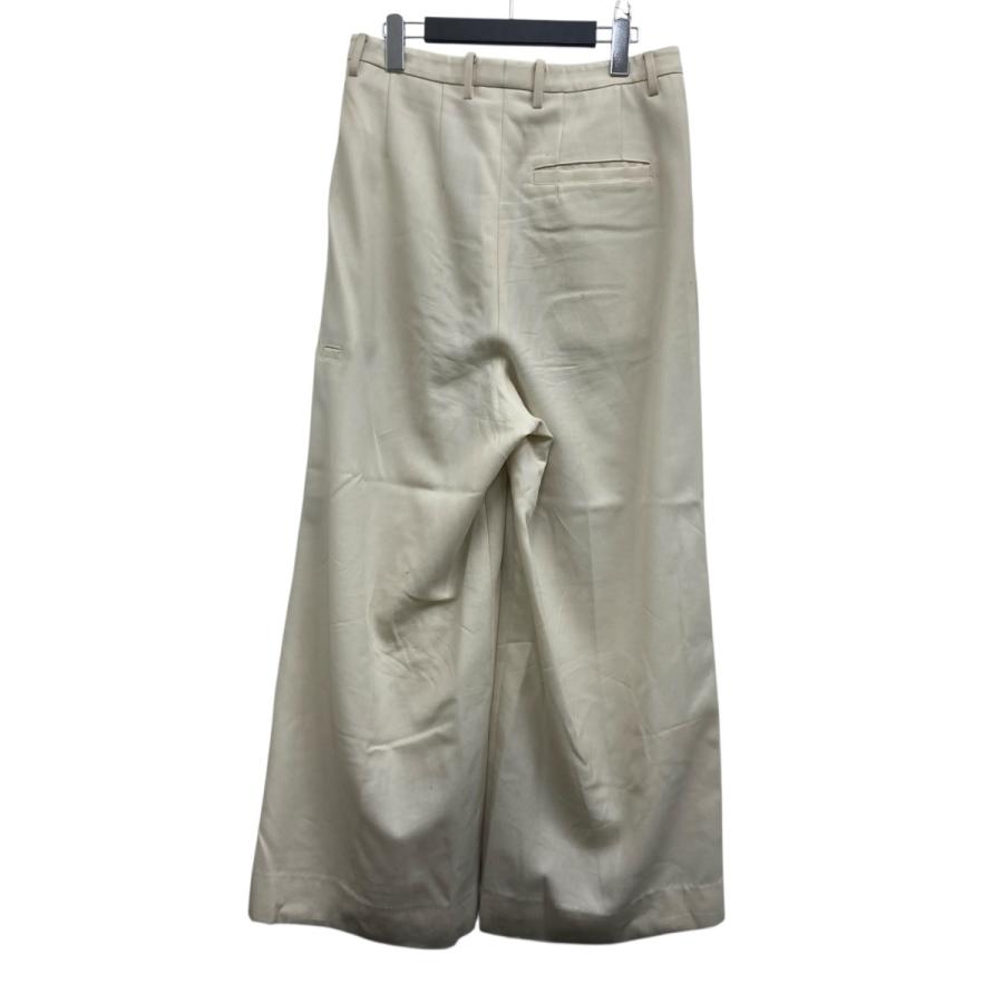値下げ】MASU 25AW TUCKED WIDE TROUSERS スラックス ベージュ サイズ