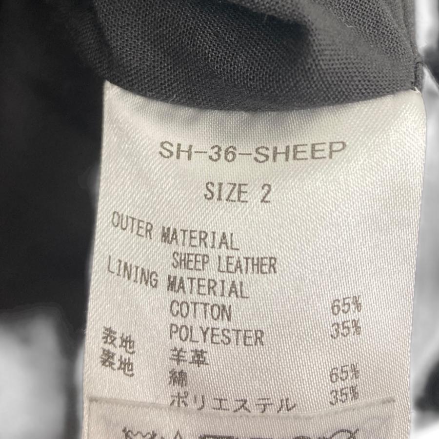 cece 【値下げ】ccu WILLIAM OPENCOLLAR SHIRTJACKET SHEEP レザー