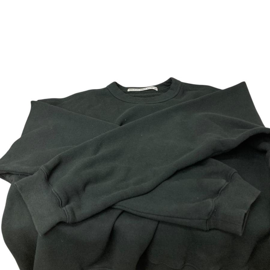 ブラック クルーネック トレーナー Alexanderwang ブラック クルーネック トレーナー Alexanderwang Alexander Wang ロゴ